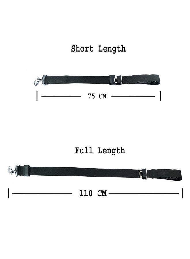 Pups&Pets طوق نايلون قابل للتعديل من Pups&Pets | طوق متين بمقبض مبطن | حزام أمان للسيارة للقطط والكلاب (قد يختلف اللون) - Image 3